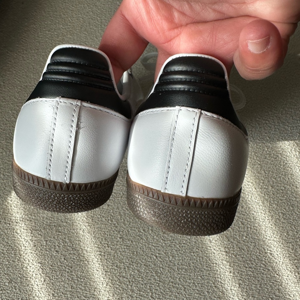 Adidas Samba White Black and Brown Sneakers - Picture 6 of 6